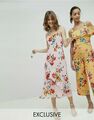 NEU €149 WHISTLES Kleid Blumendruck Midi Slip Dress Sommer 14 40 42 L Ltd Edt
