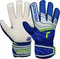 Reusch Unisex Torwarthandschuhe Attrakt Solid Junior Grau/Blau,Gr. 4 5798