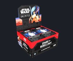 Star Wars Unlimited: Spark of Rebellion TCG 24 Booster Display Box EN English