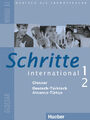 Schritte international 1+2: Deutsch als Fremdsprache / Glossar Deutsch-Türk ...