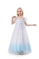 ELSA & ANNA® Mädchen Kostüm Schneekönigin Prinzessin Kleid Halloween Kostüm EL2102