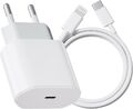 20W Ladegerät + Ladekabel USB-C Für iPhone 11，12，13，14 PRO iPad Adapter Netzteil