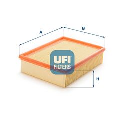 UFI 30.991.00 Luftfilter für BMW 3 Limousine (E46) 5 Limousine (E39) X3 (E83)