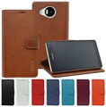 Microsoft Lumia 950 XL Hülle Book Style Leder Tasche Schutz Cover 1A Wallet Case