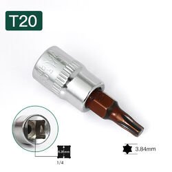 1/4 Sechskant Torx Bits Steckschlüssel Pflaumenblüte H4H6 S2 Stahl metrisch