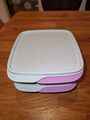 Tupperware® Eco+ Pausen-Box 550 ml Brotzeit-Box Lunch-Box clevere Pause 2 Stück 