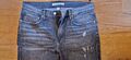 Calvin Klein Jeans Herren W34 L34  Slim Fit Used Look Grau 