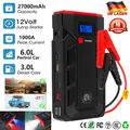 27000mAh 1000A LCD Auto KFZ Starthilfe Jump Starter Ladegerät Booster Powerbank