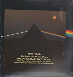 LP Pink Floyd The Dark Side Of The Moon 180G + POSTERS, STICKERS NEAR MINT