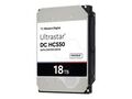 18TB WD Ultrastar DC HC550 0F38353 7200RPM 512MB Ent. (8717306633321)