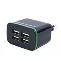 4-Port-USB-Ladegerät, Schnelllade-Netzteil, Mehrfachsteckdose, Hub-Station