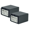 2x Akku für Sony HDR-PJ420VE HDR-PJ50E HDR-PJ50VE HDR-PJ50 HDR-PJ530E 2200mAh