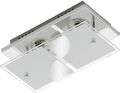 Prisma LED Deckenleuchte Wohnraumlampe, 6 Watt, 500 Lumen 3000K, IP20, chrom