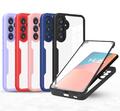 Handy Hülle 360 Grad für Samsung Galaxy A Serie Rundum Schutz Cover Front Back