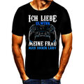 Ich liebe meine Frau Zocken Fun Geschenk T-Shirt