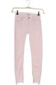 ZARA Jeans Damen Hose Denim Jeanshose Gr. EU 34 Baumwolle Pink #92aba88