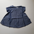 Molo Charlotte Chambray Kleid 12M 9-12 Monate blau