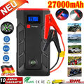 Auto KFZ Starthilfe Jump Starter 27000mAh 2000A Ladegerät Booster Powerbank PKW