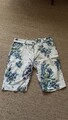 Nulu Weiße Bermuda Shorts Mit Floralem Muster Gr. 36