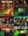 Pirates of the Caribbean Teil 1-4 DVD´s  ohne Filmcover