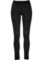 FRAUEN & GIRLS LEGGINGS in SAMT-SCHWARZ NEU! VELOURSLEDER-IMITAT Gr. 42 44 46