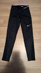 Nike Pro Shiny Leo Leggings Gr. M