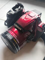 #SE1526# Fotokamera Nikon COOLPIX P520 Digitalkamera in OVP Fullset Rot lesen!!