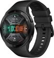 Huawei Watch GT 2e 46 mm schwarz am Silikonarmband graphite black