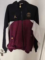 Jordan x Paris Saint-Germain Anthem Jacke Schwarz-Noble Rot   XL