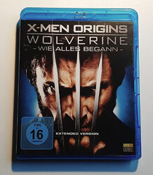 ►WOLVERINE WIE ALLES BEGANN ►X-MEN ORIGINS ►EXTENDED VERSION ►BLURAY ►DEUTSCH 