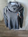 Pullover Naketano aus Nikistoff in grau Sweatjacke Sweater Hoody Sweatshirt