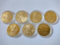 Slovakia 5 euro Coin 5€, 7 pcs: 1x2021 + 2x2022 + 2x2023 + 2x2024 collector coin