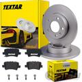 TEXTAR BREMSSCHEIBEN 260mm + BELÄGE HINTEN passend für HONDA CIVIC 8 VIII FN FK