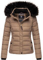 Navahoo Damen Winter Stepp Jacke warme Winterjacke Teddyfell gefüttert B355