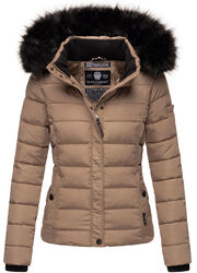 Navahoo Damen Winter Stepp Jacke warme Winterjacke Teddyfell gefüttert B355