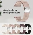 Nylon Sport Loop Armband für Apple Watch Series 2 3 4 5 6 7 8 9 10 SE + Ultra