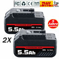 2X 5,5Ah 18Volt Für Bosch BAT610G BAT618 Akku Ersatzakku GBA 18V GSR GSB BAT620