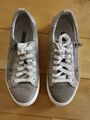 Sneaker Paul Green Grau Silber Extra Light Gr 4 Bzw 37