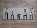 Wandbild aus Glas Glasbild modern - Bar Drinks Gläser Flaschen