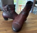 Gabor Klassische Stiefelette Leder Nappa Toskana Hovercraft weinrot in 42,5