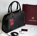 AIGNER Damen Tasche Bag ANNIE schwarz Leder