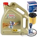 BOSCH ÖLFILTER +CASTROL EDGE M 5W30 Öl passend für MINI R55 R56 COOPER D ONE D