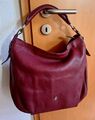 BOGNER Tasche / Shopper Aisha aus Echt-Leder bordeauxrot / weinrot / dunkelrot