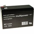 Powery Bleiakku MP1236H für USV APC Power Saving Back-UPS Pro BR550GI 9Ah 12V (e