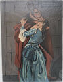 von R. Scherka 1993 Jahr Ölgemälde Oil Painting Frau Mann Paar Porträt 368