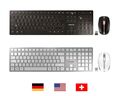 CHERRY DW 9000 SLIM - Wireless Tastatur-Maus Set - Aufladbar!