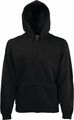 Fruit of the Loom Classic Hooded Sweat Jacket in schwarz