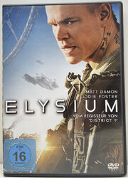 Elysium (Matt Damon, Jodie Foster) 2013 Film DVD Sci-Fi Action Zustand Sehr Gut