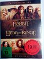 Der Hobbit+Herr der Ringe Spielfilm Trilogie, DVD, Neu, OVP