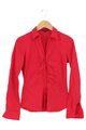 COMMA Bluse Rot Gr. 34 Langarm Baumwolle Mix Damen Business